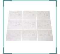 KEENSO Pochoirs de reballage 9PCS POCLATS DE REG MAGNÉTIQU electronique composants