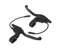 Keenso Poignée de Frein pour Scooter électrique, 1 Paire de Leviers de Frein Gauche Droit de 10 Pouces avec Connecteur étanche à 2 Broches pour M4, M4 PRO