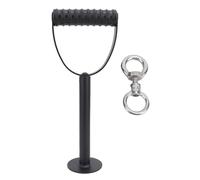 Keenso Poignée de Kettlebell, capacité de Charge de 100 Kg, Poignée de Kettlebell pour Entraînement à Domicile ou en Salle de Sport avec Plaques de Poids (25 mm)