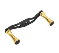 Keenso Poignée de Moulinet de Pêche, 90 Mm, Alliage D'aluminium, Double Culbuteur, Accessoires pour Leurres Métalliques, Pièce de Rechange