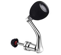 Keenso Poignée pour moulinet de pêche - Poignée de rechange en métal - Pour moulinet de pêche (M-Argent)