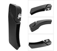 Keenso Poignées de Guidon Ergonomiques en Alliage D'aluminium pour Vélo de Montagne pour un Toucher Confortable pour la Plupart des Vélos de Montagne et de Route, Noir 4,7 X 1,2 X 0,8 Pouces