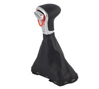 Keenso Pommeau de Levier de Vitesse, Bouton de Changement de Vitesse Automatique Gaiter Boot Couverture de Levier de vitesse en Cuir Couvercle Anti-poussière Shifter