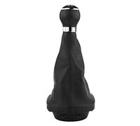 Keenso Pommeau de Levier de Vitesse, Kit de Bouton de Changement de Vitesse 5 Vitesses Gaiter Boot Cover Protecteur de Remplacement de la Couverture d'Anti-poussière