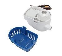 Keenso Pompe à Eau Blige Pompe de Cale Submersible Automatique 12 V ABS 750 GPH Interrupteur à Flotteur intégré Tête de Sortie 19 Mm pour Bateau, Caravane, Camping-car, Drainage de l'Eau