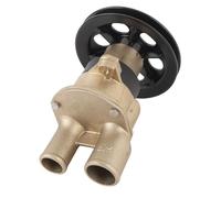 Keenso Pompe à Eau de Mer Brute, en Alliage de Bronze, de Remplacement pour Moteurs HU WT 1995-1999, avec Poulie à Courroie Trapézoïdale Simple de 4 1/2 Pouces de Diamètre, Référence