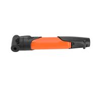 Keenso Pompe à Main Portable Mini Pompe à Air pour Pneu de Vélo en Nylon ABS Conception Télescopique à 3 Sections 19,5 à 41 Cm avec Kit de Montage pour Vélos de Montagne de Route et Ballons de Sport