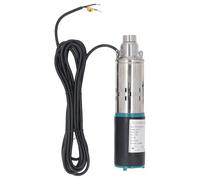Keenso Pompe à Vis à Courant Continu Durable en Acier Inoxydable, pour Approvisionnement en Eau de Puits Profond, Tête de 30m, Débit de 1,2 M³/h