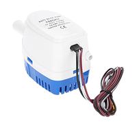 Keenso Pompe de Cale 12 V Pompe de Cale Submersible Automatique 3 A avec Interrupteur à Flotteur intégré Sortie 19 Mm Plastique et Métal pour Cales de Bateau, Piscines, élimination de l'eau