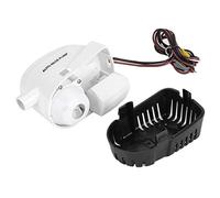 Keenso Pompe de Cale Automatique 12 V, Pompe de Cale de Yacht en ABS 600 GPH avec Boule Flottante Intégrée, Protection contre l'allumage, Levage de 8,2 Pieds, Sortie de 3 à 4 Pouces pour le