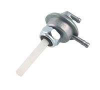 Keenso Pompe de Commutation de Carburant en Alliage d'aluminium, Vanne de Commutation de Carburant 14 Mm Filetée ID Basse Tension Petcock de Remplacement pour Aero 80 Elite CH80 CH125 CH150 CH250 GY6