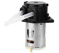 Keenso Pompe Péristaltique, Tête de Tube Péristaltique de Pompe de Dosage de 24V DIY pour l'Analyse Chimique de Laboratoire d'Aquarium(Noir)