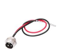 Keenso Port de Charge de Scooter électrique, 6 pièces connecteur de Port de Charge de Scooter de Voiture électrique 3 Broches Trou de Charge de tête d'aviation