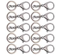 Keenso Porte-clés plaqué en Alliage Durable, Crochet de Fermoir à Homard Ne Se Décolore Pas pour Sac Pendentif, Accessoires de Porte-clés (#3)