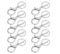 Keenso Porte-clés plaqué en Alliage Durable, Crochet de Fermoir à Homard Ne Se Décolore Pas pour Sac Pendentif, Accessoires de Porte-clés (#1)