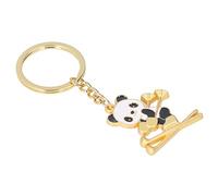 Keenso Porte-clés sur le Thème du Ski, Porte-clés en Alliage Métallique, pour les Skieurs, Souvenirs de Noël, Accessoire de Sports d'hiver Antirouille pour Sacs à Dos, étiquettes de Bagages