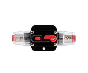 Keenso-Porte-fusible étanche à ré-armement de disjoncteur pour protection de système de bateaux, voitures, 12 V-24 V, 50 A, 60 A, 80 A, 100 A