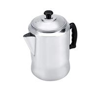 Keenso Pot Percolateur à café en Aluminium, Propre et Hygiénique avec Couvercle pour Préparer du thé au Lait et du café, à Usage de Bureau