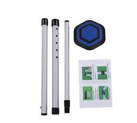 Keenso Poteau de Support de Sac de Voyage de Golf, Bras de Support, Poteau Télescopique en Alliage D'aluminium, Support de Sac de Club Robuste pour Un Voyage sécurisé