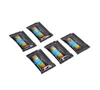 Keenso Poudre de Changeur de Couleur de Flamme Pulsée Extérieure Longue Durée, Paquets de Couleurs de Feu Cosmique de Flammes 5 Pièces pour Feu de Camp