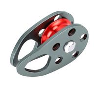Keenso Poulie à Plaque Fixe Robuste en Alliage D'aluminium Mg pour L'escalade et le Gréement, Supporte 22KN vers le Haut, Idéale pour le Sauvetage et le Transport