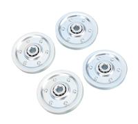 Keenso Poulie de Porte de Garage, 3 Po, Galvanisée, Nominale de 200 Lb, Fonctionnement Silencieux, pour la Plupart des Portes de Garage avec Trou Intérieur de 3/8 Po