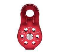 Keenso Poulie d'escalade en alliage d'aluminium ultra résistante, Rouge