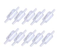 Keenso PP Clapet Anti-Retour, 4 Mm Conception Unidirectionnelle (4MM Blanc) | Durable, résistant aux produits chimiques, adapté aux aquariums, résistant à l\'usure, compatible avec la pompe à air