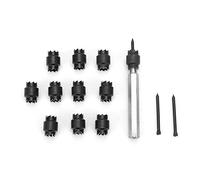Keenso Premium 13PCS Double-Side Spot Souding Cutter -Brrer -Biter Biter Kit D'outils HIGH-STRENGHT HSS pour Séparer Facilement les Panneaux Spotweld 3/8 '' '