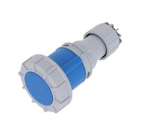 Keenso Prise de Quai étanche 16 A IP67, Entrée D'Alimentation 3 Broches pour Bateaux, Camping-cars et Yachts avec Connecteur à Verrouillage par Rotation, pour Alimentation extérieure.