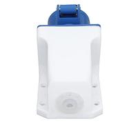 Keenso Prise Industrielle à 3 Broches IP44 16A/32A, Matériau ABS Blanc Bleu, Largement utilisé, pour Centrale électrique de Métallurgie de Quai (16A)