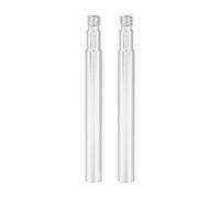 Keenso Prolongateur de Valve vélo Extension vannes Pneu intérieur d'extenseur Presta 2pcs 60mm(Argent)-Prolongateur De