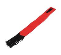 Keenso Protection de Queue de Cheval, Sac à Queue de Cheval, Tissu Non tissé Anti-Morsure et Anti-salissure, Accessoires de Toilettage pour Chevaux avec Franges (Rouge)
