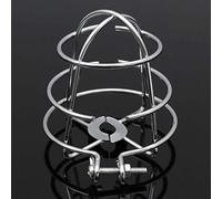 Keenso Protection de Tête d'arrosage, Protection Murale en Fer avec Crochet de Verrouillage pour Les Arroseurs, Taille 9 X 8 X 5 Cm pour Une Utilisation en Extérieur (Silver)