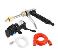 Keenso Pulvérisateur D'eau de Voiture, 12V Portable 130psi Haut-pression Luid de Poutre Kit de Tuyau de Pompe 80 W