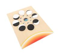 Keenso Puzzle de Phase de Lune Sûre et Durable, Développant Une Coordination œil-Main, Adaptée à l'éducation Préscolaire, au Développement Cognitif, à la Pensée Logique Difficile,