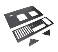 Keenso Rack de Boîtier D'ordinateur SecC de Haute qualité pour Cartes Mères, Châssis Noir pour Cartes Graphiques avec Une Bonne Dissipation de Chaleur