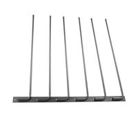 Keenso Rack de Coussinets en Satle de Fer de qualité du Propriétaire du Cheval avec 6 Crochets, Rangement Confortable pour Les Propriétaires de Chevaux et Les Cavaliers