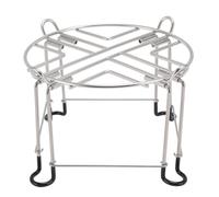 Keenso Racks de Filtre à Eau en Acier Inoxydable avec Pieds en Caoutchouc, 6 Pouces de Haut de Gibier à 9 Pouces de Diamètre de Travail pour Filtres à gravité de Taille Moyenne, pour la Maison de