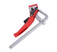 Keenso Ratcheting Table Clamp, 16cm Maximum Opening | Acier au chrome vanadium durable, Opération simple, Conception robuste, Idéal pour le travail du bois