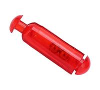 Keenso Rattles de Tube d'insertion de Leurre de Pêche, Matériaux Durables, Conception Légère, Taux de Accru avec Un Appât Facile à Utiliser, pour Le Poisson Doux (Rouge)