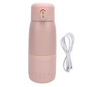 Keenso Réchauffable de Bouteille de Bouteille, de Réchauffeur de Lait Portable, avec Contrôle de la Température, Indicateur de Durée de Vie de la Batterie pour le (350 ml 4400mAh)