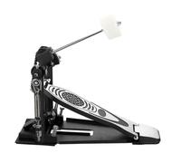 Keenso Réglage de la Tension à Ressort, Pédale de Tambour de Basse à Double Chaîne avec Batteur en Acier Inoxydable pour la Pratique de la Tambour