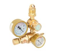 Keenso Régulateur de Gaz de Soudure, Débitmètre Argon CO2 de Haute Précision pour les Applications MIG TIG, Filetage Mâle G5/8 Pouces, Sortie 1/4 Pouces