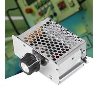 Keenso Régulateur de Tension 4000W AC avec Contrôle du Bouton, Plage Réglable pour la luminosité, la Température, pour Un Usage Domestique, Sûr et Pratique