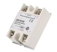 Keenso Relais à Semi-conducteurs DCAC SSR-80DDD 80A: Échange Rapide, Antivibration, Fiable et Compactement Idéal pour un Usage Industriel