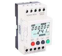 Keenso Relais de de Tension, Protection contre les Erreurs de Phase | Conception standard, affichage LCD, indication d\'état de défaut, alimenté par un circuit de mesure, convient aux systèmes