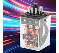 Keenso Relais électromagnétique 220V AC, Performance Stable du Cuivre