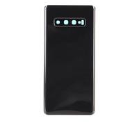 Keenso Remplacement du Couvercle en Verre Arrière sans Couture S10 + Plus avec Un Ensemble Complet pour Une Installation Pratique pour Le Couvercle de Porte en Verre Arrière du Téléphone (Black)