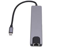 Keenso Répartiteur USB C, Transmission Haute Vitesse, Hub USB Type C 8 en 1 pour Win 8, OS X, pour Les Utilisateurs